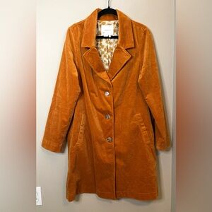NWOT Corduroy Duster Jacket By Anthropologie